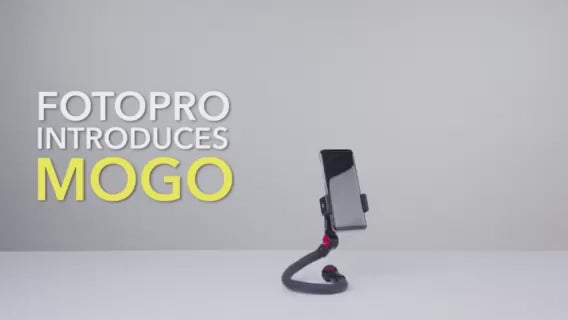 Fotopro Flexible Tripod XL with phone holder, GoPro mount adapter and bluetooth remote shutter UFO2