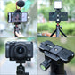 Ulanzi ST-15 phone holder with Cold Shoe mount & Arca Swiss quick release plate for tripod